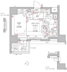 クレイシアＩＤＺ上野の物件間取画像